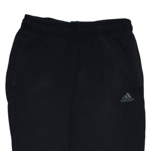 Adidas Men’s Black Fleece Jogger Trousers Size L Regular Fit