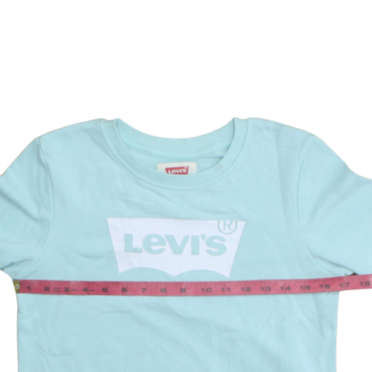 Levi's Girls Blue Logo Pullover Sweatshirt 12 Years Regular Fit