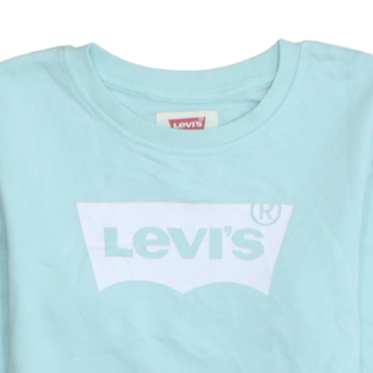 Levi's Girls Blue Logo Pullover Sweatshirt 12 Years Regular Fit