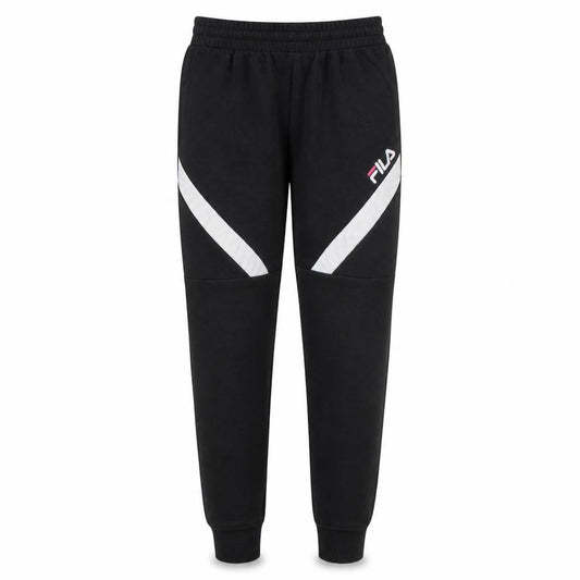 FILA Men Black Jogger Sweatpants Medium Elastic Waist Track Pants
