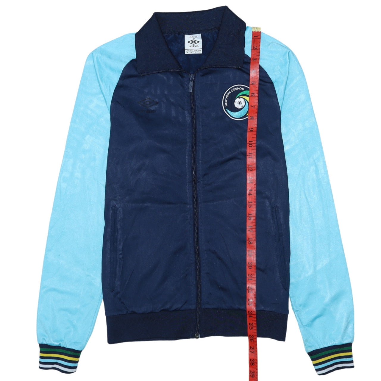 Umbro Men's Navy Blue New York Cosmos Track Jacket Size M