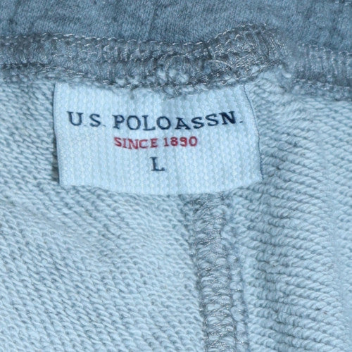 U.S. Polo Assn. Men's Grey Jogger Trousers L Regular Fit