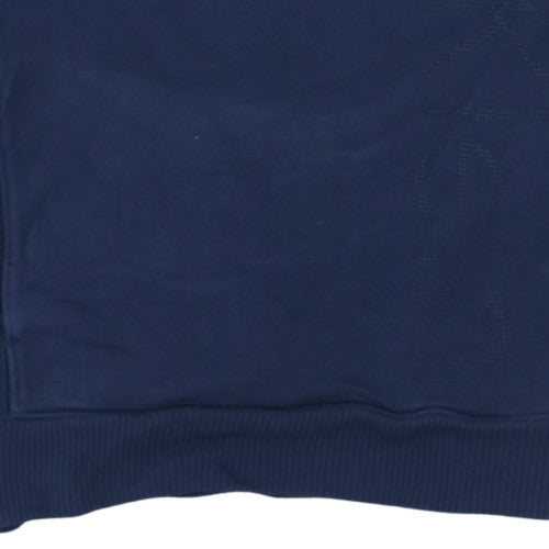 Calvin Klein Men's Blue Pullover Hoodie Small Cotton