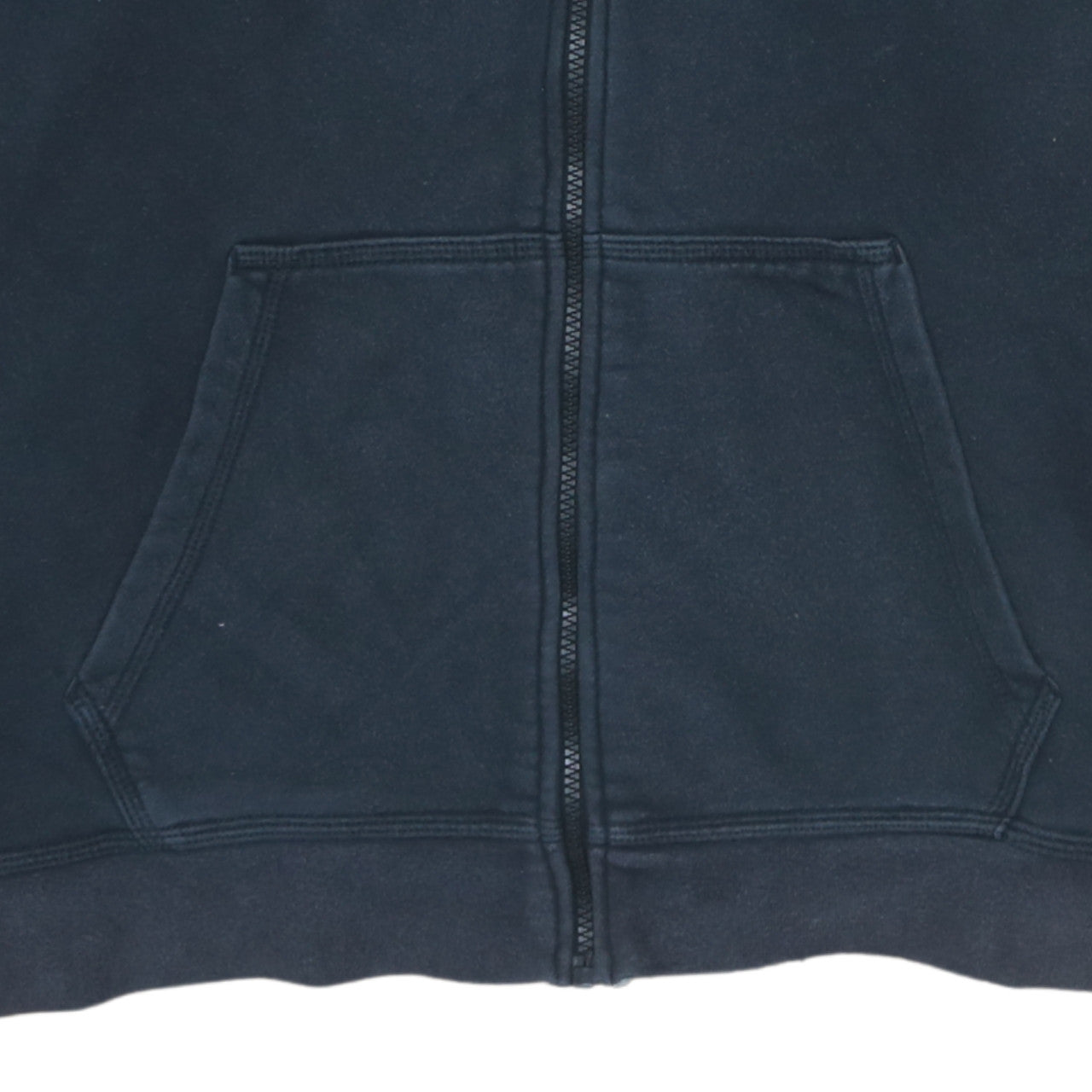 Nike Mens Black 2XL Full Zip Hoodie Sweatshirt Fleece