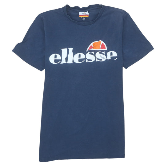 Ellesse Boys Blue 14 Years Logo Graphic Cotton Short Sleeve T-Shirt