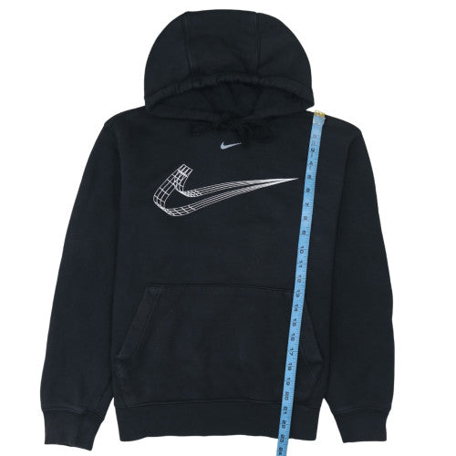 Nike Womens Black S Pullover Hoodie Graphic Print Hooded Sweatshirt