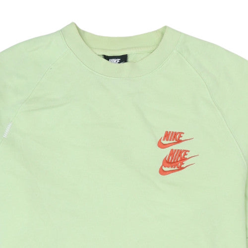 Nike Men's Green City Graphic Logo Pullover Sweatshirt Size M