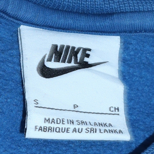 Nike Men's Blue Crew Neck Pullover Sweatshirt Size S
