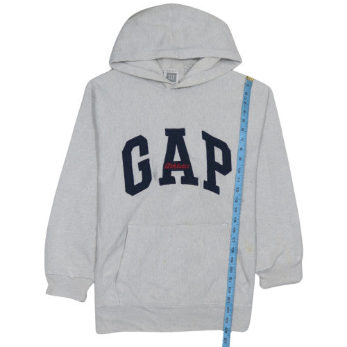 GAP Women’s Grey Athletic Pullover Hoodie Size S Classic Logo Sweatshirt