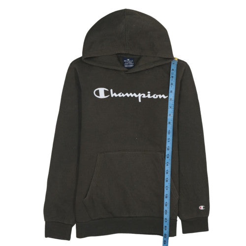 Champion Boys Black XL Hoodie 13-14 Years Pullover Fleece Sweatshirt