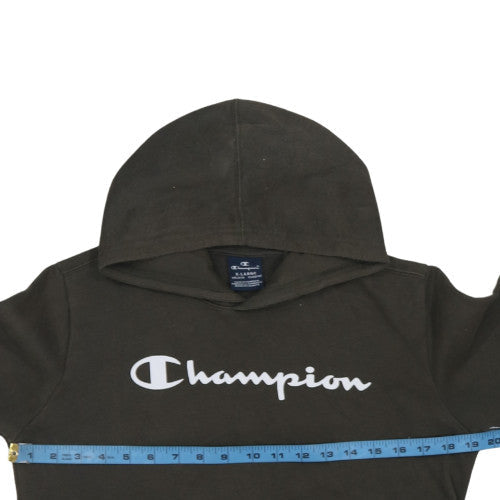 Champion Boys Black XL Hoodie 13-14 Years Pullover Fleece Sweatshirt