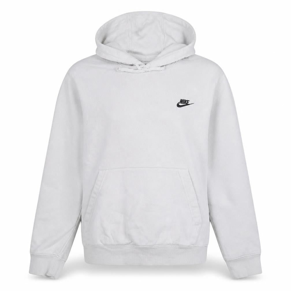 Nike Women White Pullover Hoodie Small Cotton Blend Casual