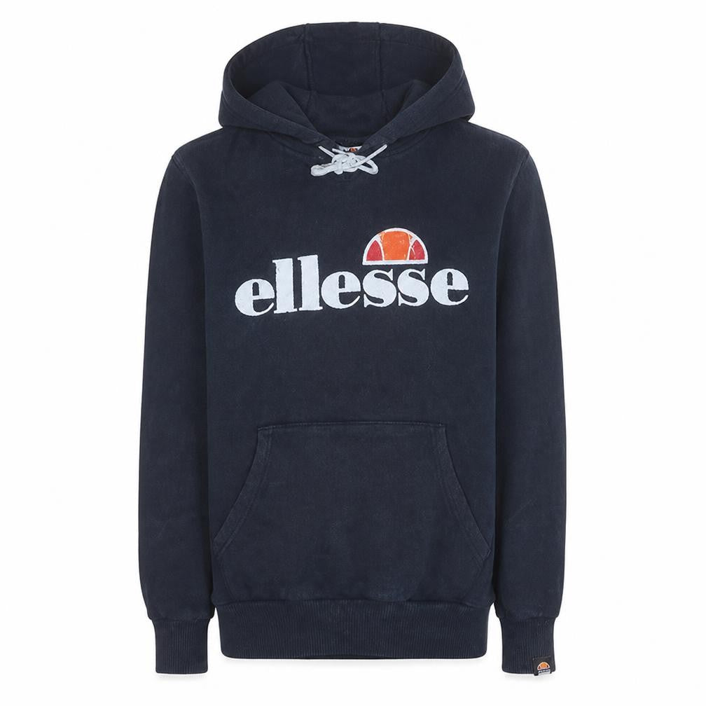 Ellesse Womens Black UK 6 Pullover Hoodie Cotton Blend Logo Design