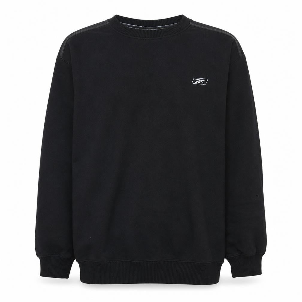 Reebok Men's Black Crew Neck Pullover Sweatshirt Size M