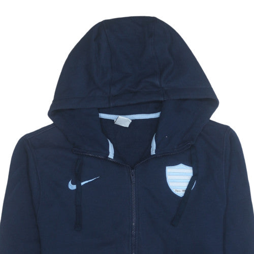 Nike Men's Blue Full Zip Hoodie Small Fleece Sportswear