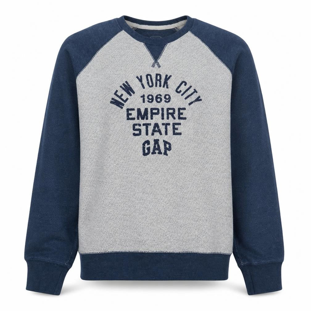 GAP Men's Blue XL Pullover Sweatshirt New York City Graphic Print