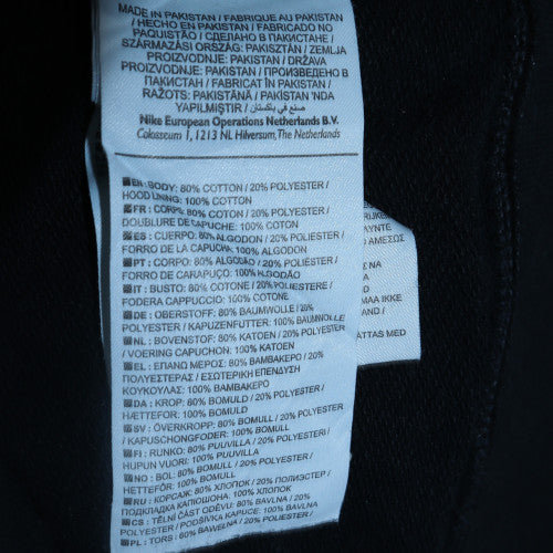 Nike Men's Black XL Pullover Hoodie Fleece Sweatshirt