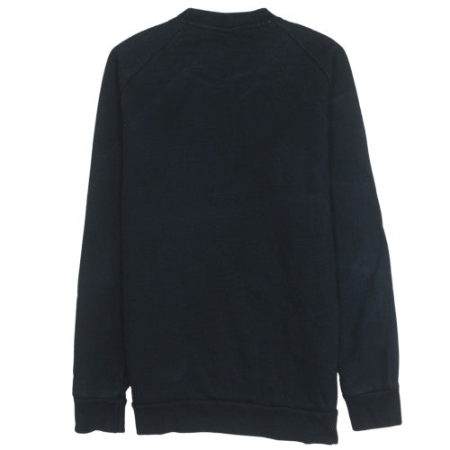 Adidas Men's Black Crew Neck Pullover Sweatshirt M