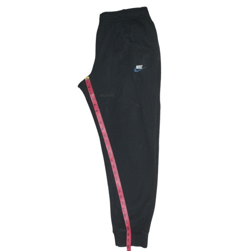 Nike Men's Black Fleece Jogger Sweatpants L Regular Fit Activewear