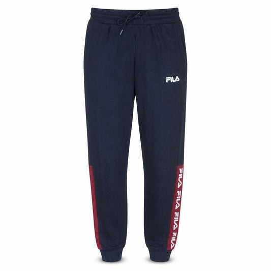 FILA Men's Black Jogger Sweatpants Small - Logo Side Stripe