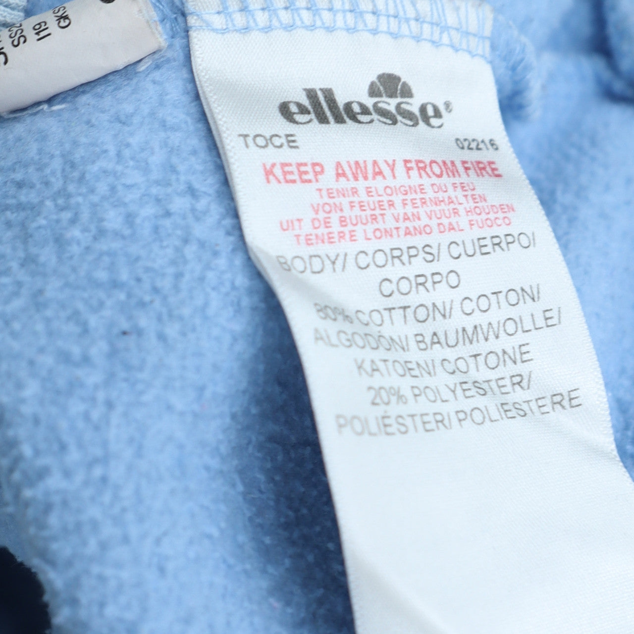 Ellesse Men's Blue XS Pullover Hoodie Fleece Sweatshirt