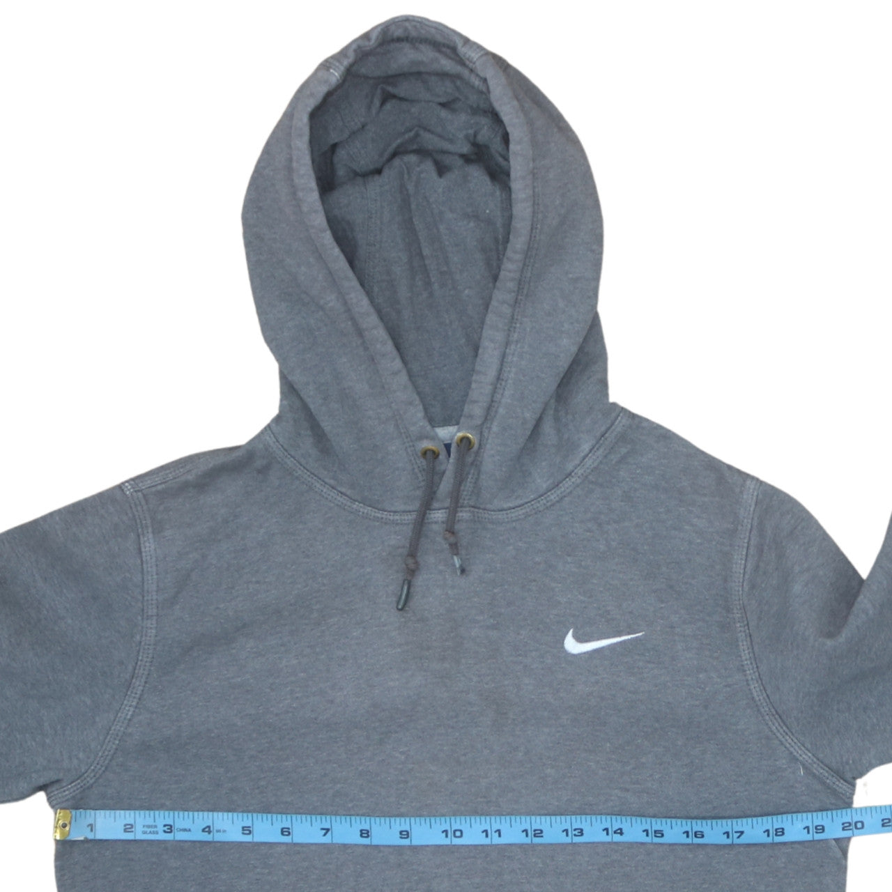 Nike Men's Grey Pullover Hoodie Small Regular Fit Fleece