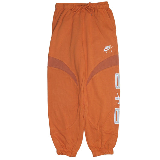 Nike Air Men's Orange Jogger Sweatpants XS Drawstring Elastic Waist Athleticwear