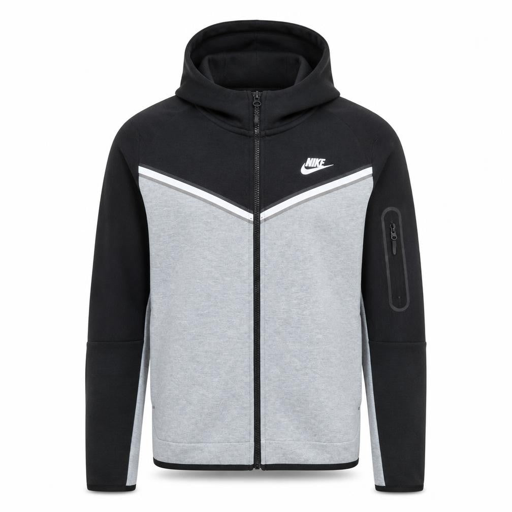Nike Mens Grey Full Zip Hoodie XL Sports Fleece