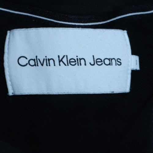 Calvin Klein Jeans Men's Black 1/4 Zip Sweatshirt Size S