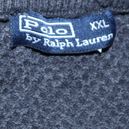 Ralph Lauren Men's Blue Cotton Knit Crew Neck Pullover Sweatshirt 2XL