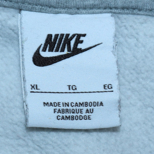 Nike Men's Grey XL 1/2 Zip Fleece Sweatshirt Regular Fit