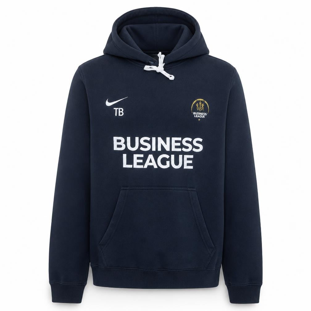 Nike Men Blue Business League Pullover Hoodie Size M