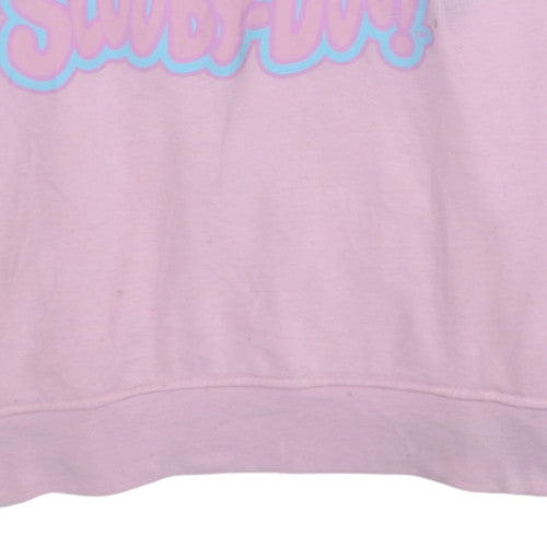 Primark Scooby-Doo Pink Pullover Hoodie Womens L 14/16 Cartoon