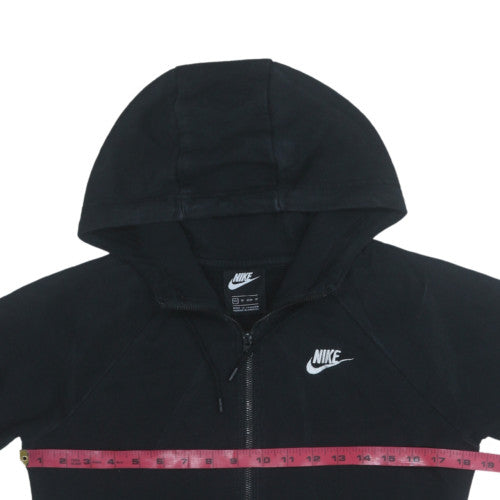 Nike Men's Black XS Full Zip Hoodie Lightweight Fleece Sweatshirt