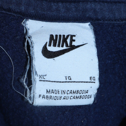 Nike Men's Blue Pullover Hoodie XL Fleece Sportswear