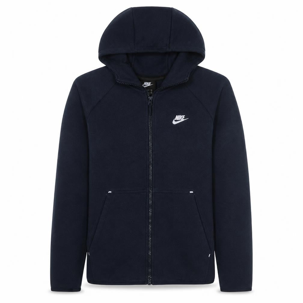 Nike Men's Blue Full Zip Hoodie Size L Fleece Sportswear