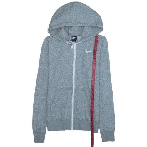 Nike Men’s Grey Full Zip Hoodie Size S Lightweight Sportswear