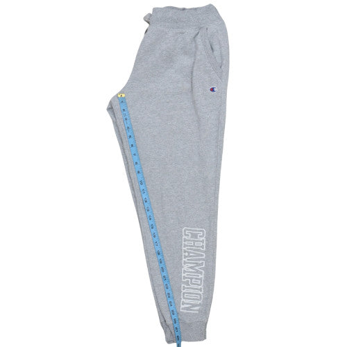Champion Men’s Grey Jogger Fleece Sweatpants L Regular Fit