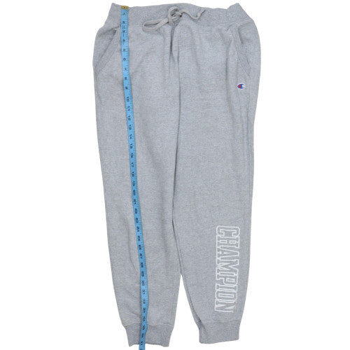 Champion Men’s Grey Jogger Fleece Sweatpants L Regular Fit