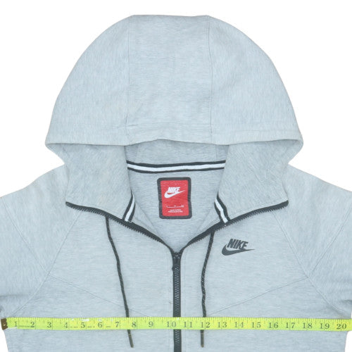 Nike Men's Grey Full Zip Hoodie Size S Regular Fit Sportswear