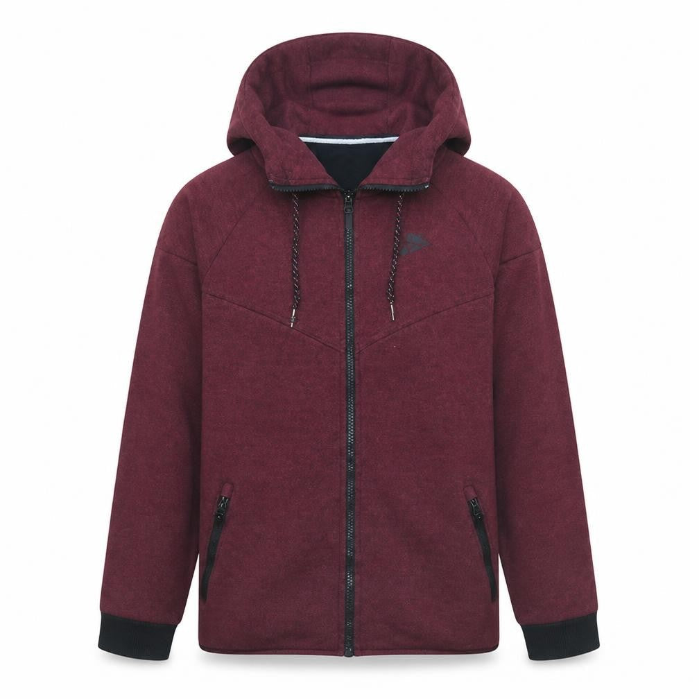 Nike Men's Red Full Zip Hoodie Size M Regular Fit