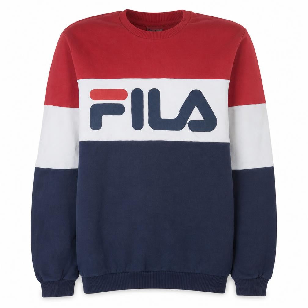 Fila Men’s Multicoloured Crew Neck Pullover Sweatshirt M