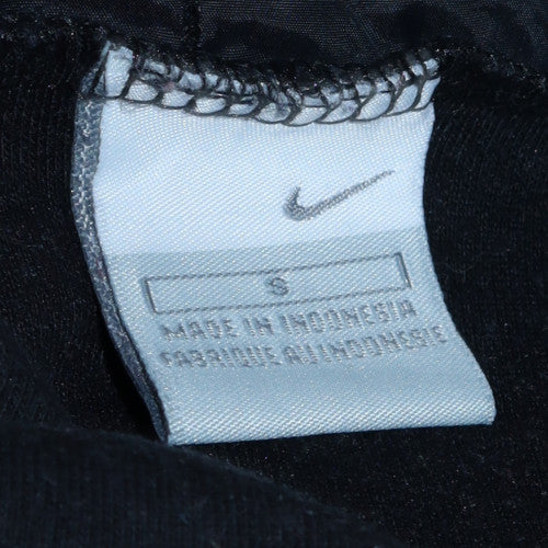 Nike Men’s Black Pullover Hoodie S Logo Fleece Sportswear
