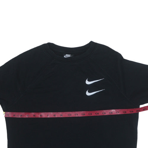 Nike Mens Black XL Pullover Crew Neck Graphic Sports Sweatshirt
