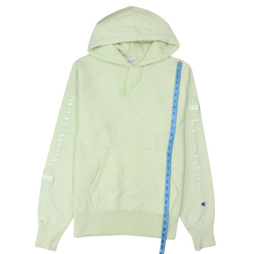 Champion Men's Green Pullover Hoodie Large Reverse Weave