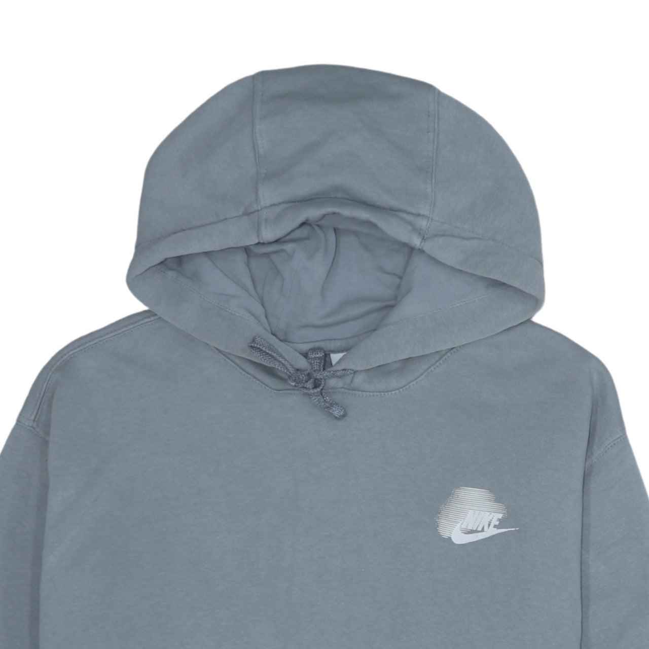 Nike Men's Grey Pullover Hoodie L Logo Graphic Sportswear