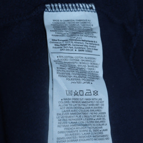 Nike Men's Blue Pullover Crew Neck Sweatshirt XS Logo Sportswear