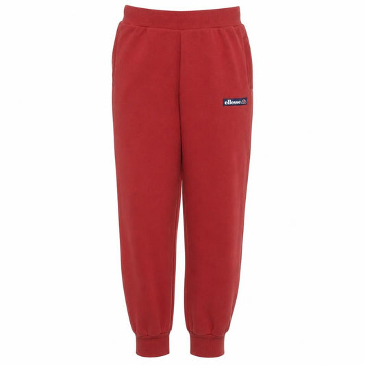 Ellesse Womens Red Jogger Sweatpants Fleece Medium Regular Fit