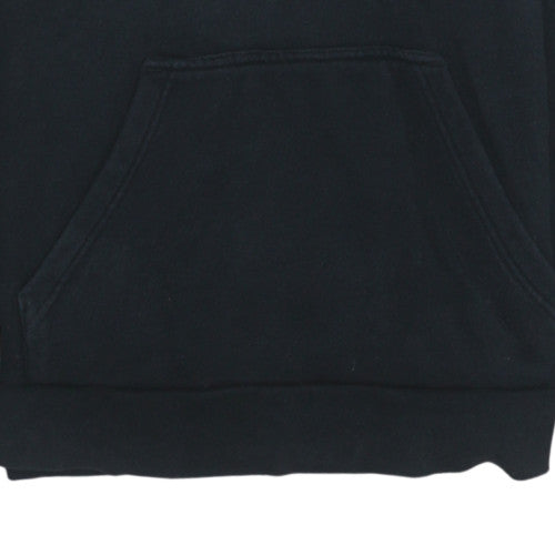 Adidas Mens Black Pullover Hoodie M Logo Fleece Sweatshirt