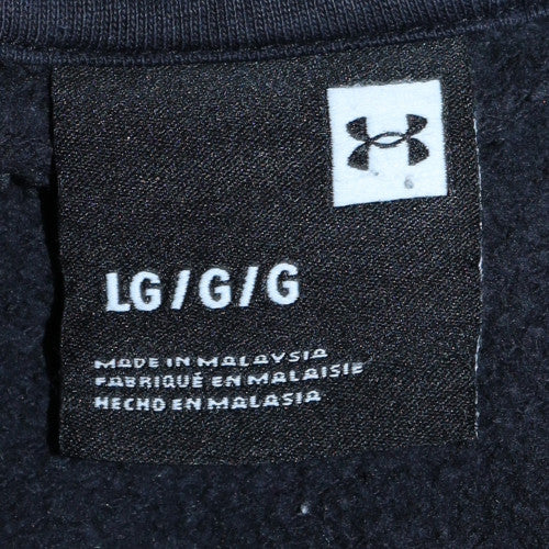 Under Armour Men's Black Large Pullover Sweatshirt Fleece